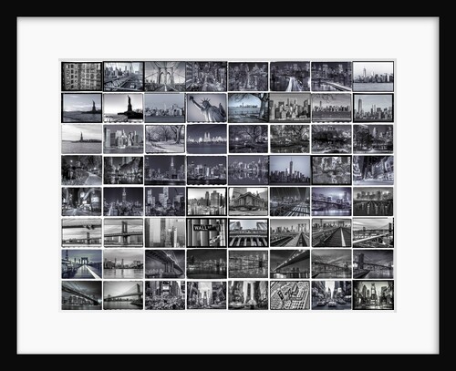 Collage of New York city by Assaf Frank